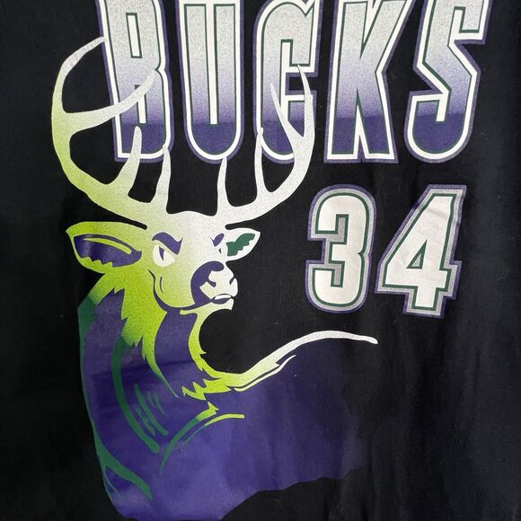 Mitchell & Ness NBA Milwaukee Bucks Ray Allen #34 Swingman Jersey Men L Cotton - Picture 3 of 9